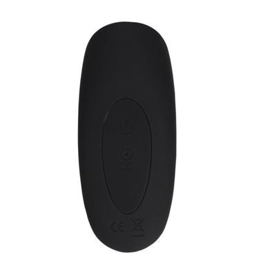Chic Beaded Vibrating Anal Plug with Remote Control Black displayed elegantly, designed for discerning individuals seeking enhanced pleasure.